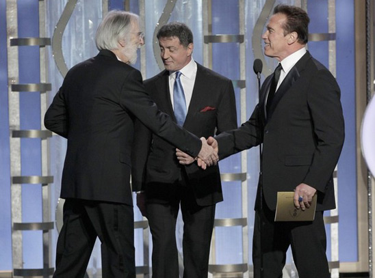 Haneke, Stallone and Schwarzenegger