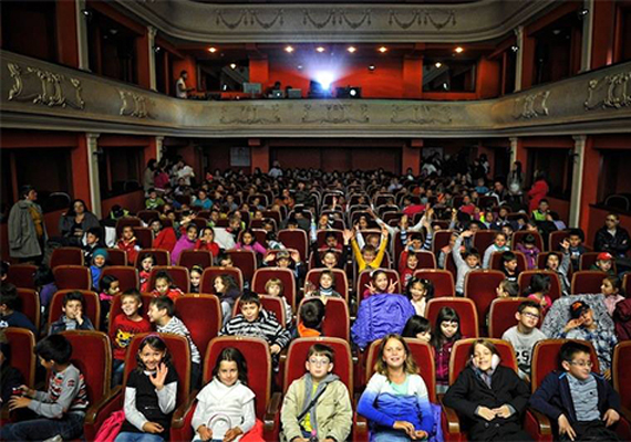 16,000 children got the chance to watch films in Sibiu