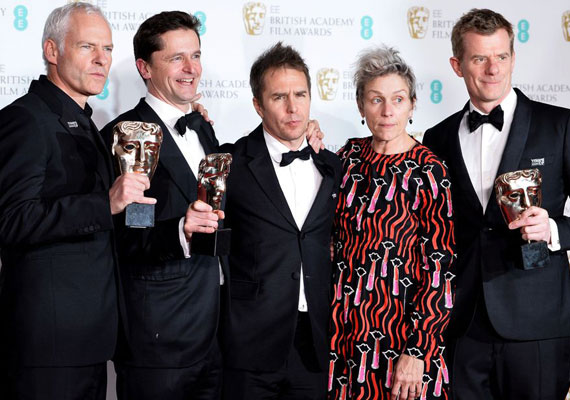 Una gran noche para el cine británico en los BAFTA