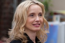 Julie Delpy, en pleno rodaje de Les barbares