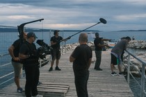 Josip Lukić shooting his feature-length fiction debut, Mom’s Alive Today