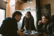 Francesca Archibugi on set for Illusione