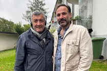 The shoot for Mano Khalil’s Momente gets under way in Bern